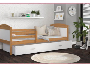 miniaturka Łóżko dla Dziecka z Barierką i Szufladą Dyzio P