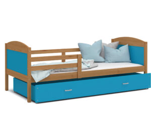 miniaturka Łóżko dla Dziecka z Barierką i Szufladą Dyzio P