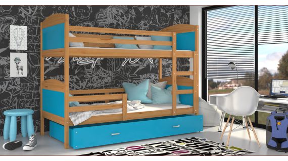 miniaturka Łóżko dla Dzieci Piętrowe DYZIO