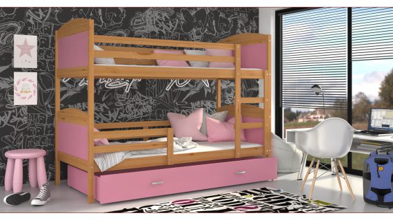 miniaturka Łóżko dla Dzieci Piętrowe DYZIO