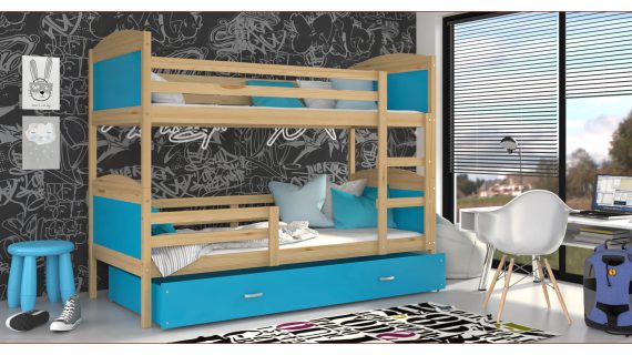 miniaturka Łóżko dla Dzieci Piętrowe DYZIO