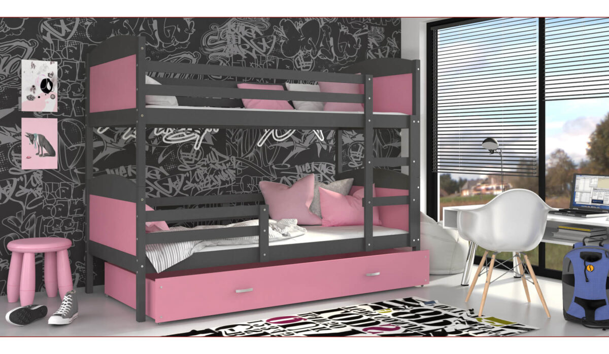 Łóżko dla Dzieci Piętrowe DYZIO