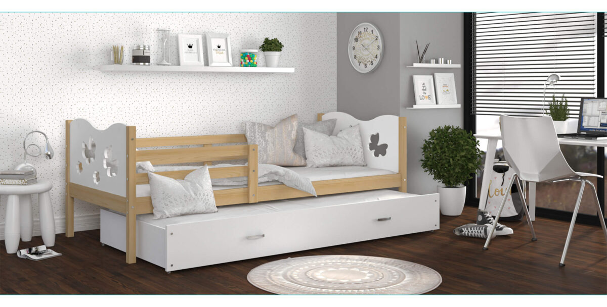 Łóżko dziecięce z materacem JERRY P2