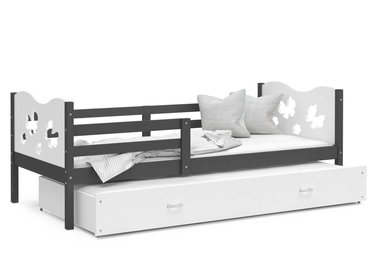 Łóżko z barierką  90×200 dla Dziecka JERRY P