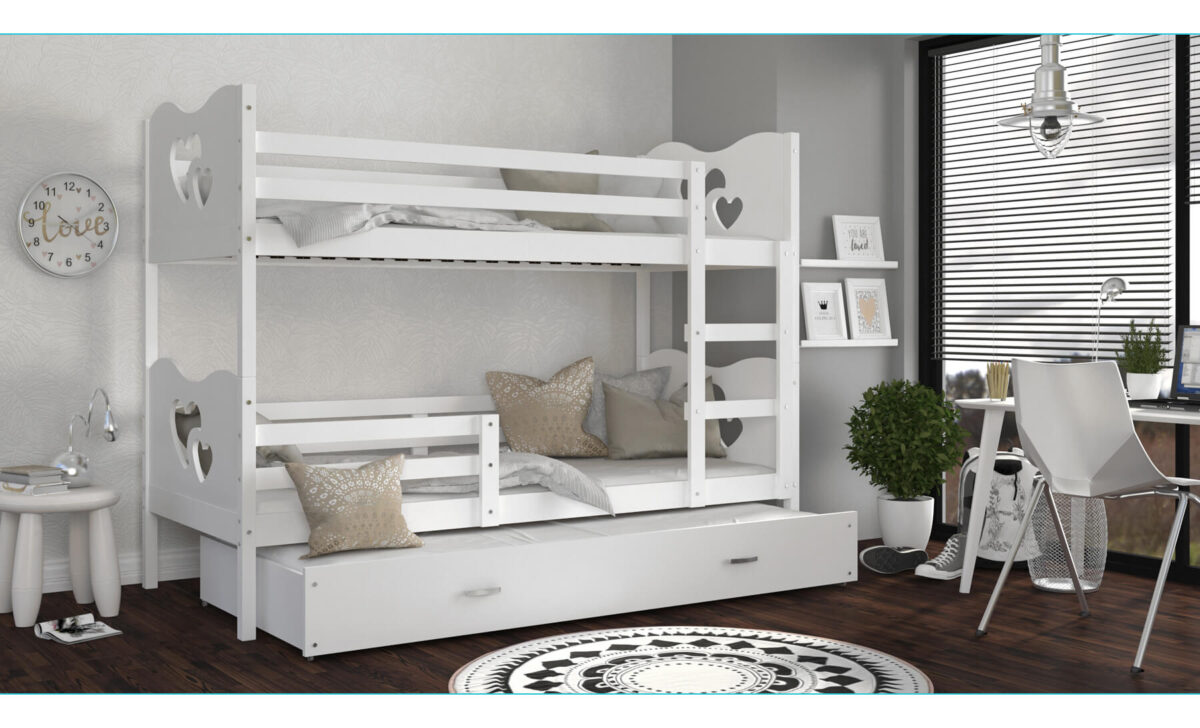 Trzyosobowe Piętrowe Łóżko JERRY 3