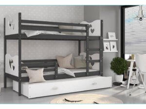 miniaturka Trzyosobowe Piętrowe Łóżko JERRY 3