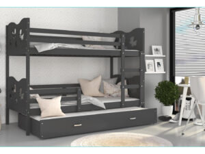 miniaturka Trzyosobowe Piętrowe Łóżko JERRY 3