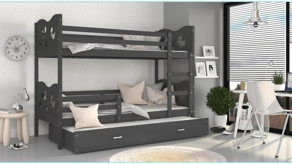 miniaturka Trzyosobowe Piętrowe Łóżko JERRY 3