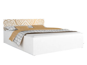 miniaturka Łóżko z Podnoszonym Stelażem i Grafiką LOGAN Plus