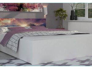 miniaturka Łóżko z Podnoszonym Stelażem i Grafiką LOGAN Plus