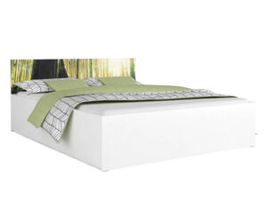 miniaturka Łóżko z Podnoszonym Stelażem i Grafiką LOGAN Plus