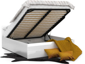 miniaturka Łóżko do sypialni z podnoszonym stelażem LOGAN Plus