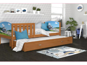 miniaturka Łóżko Podwójne z Wysuwaną Szufladą DUMBO P2