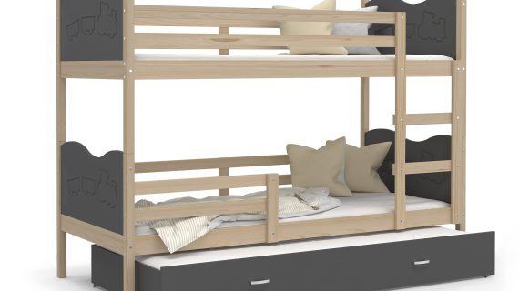 miniaturka Trzyosobowe Piętrowe Łóżko JERRY 3