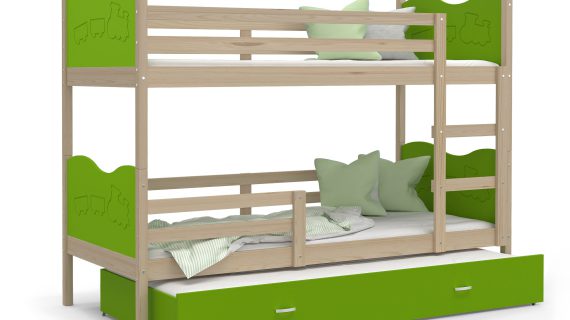 miniaturka Trzyosobowe Piętrowe Łóżko JERRY 3