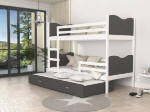 miniaturka Trzyosobowe Piętrowe Łóżko JERRY 3