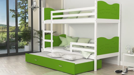 miniaturka Trzyosobowe Piętrowe Łóżko JERRY 3