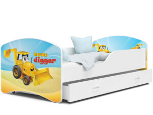 miniaturka Łóżko Pojedyncze z Szufladą dla Dziecka FRANKLIN