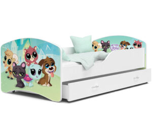 miniaturka Łóżko Pojedyncze z Szufladą dla Dziecka FRANKLIN