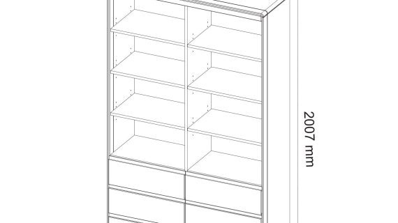 miniaturka Regał na Książki 120 cm Tacoma