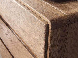 miniaturka Wysoka Szafka RTV Drewniana Tacoma