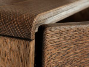 miniaturka Wysoka Szafka Nocna Drewniana Tacoma