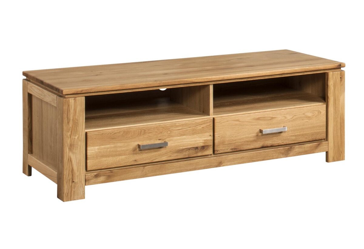 Szafka RTV 145 cm Drewniana pod Telewizor Sztokholm