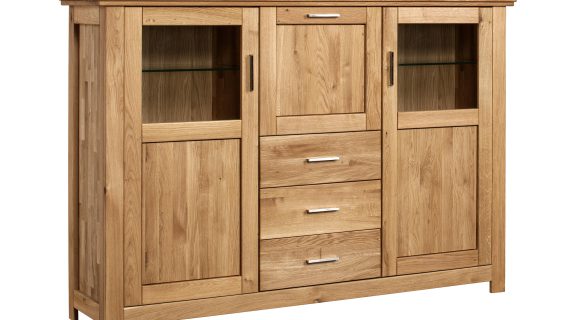 Szeroki Drewniany Barek Dębowy Mediolan