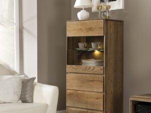 miniaturka Witryna na Książki Oszklona Tacoma