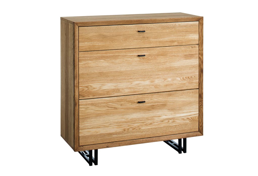 Duża Drewniana Szafka na Buty Roma