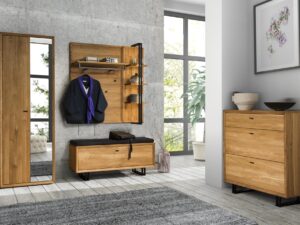 miniaturka Drewniany Wieszak na Ciuchy Wiszący Roma