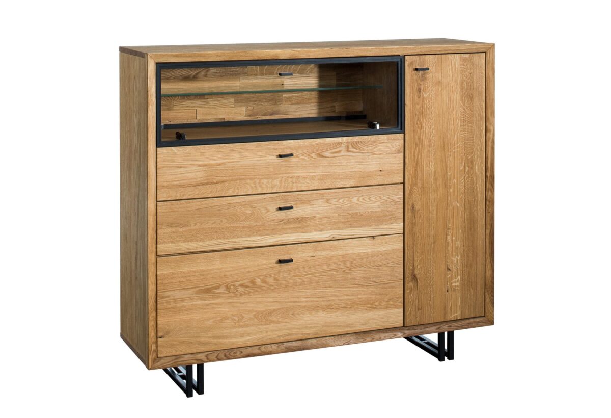 Komoda Loft Drewniana Klasyczna Roma