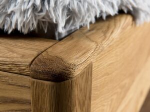 miniaturka Łóżko Dębowe z Pojemnikiem 160 Praga