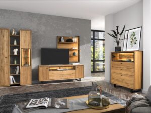 miniaturka Komoda Drewniana Loft z Szufladami Roma