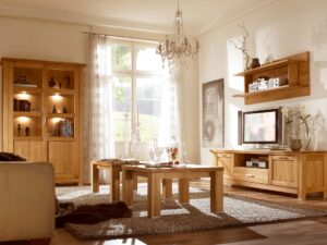 miniaturka Duża Półka na Książki Drewniana Mediolan