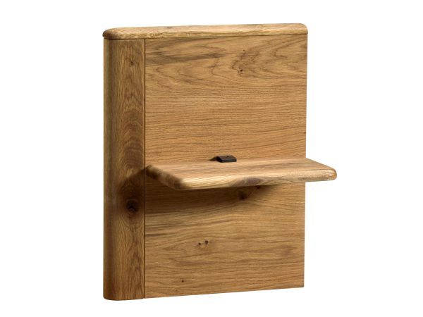 Mała szafka nocna wisząca z praktyczną półką