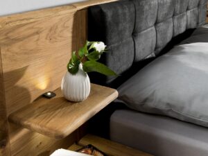 miniaturka Łóżko Dębowe z Pojemnikiem 140 Praga