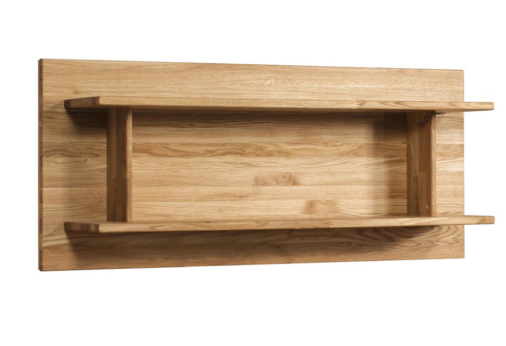 Duża Półka na Książki Drewniana Mediolan