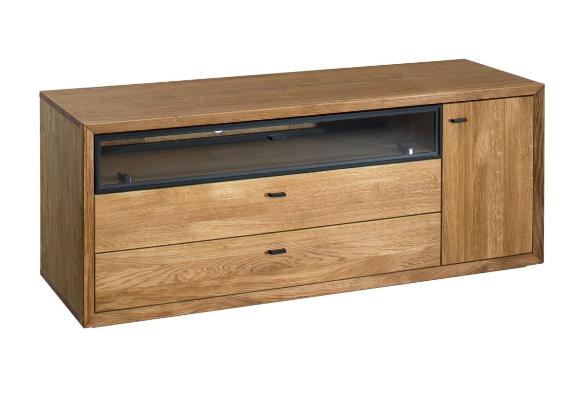 Szafka RTV w Stylu Loft z Drewna Roma