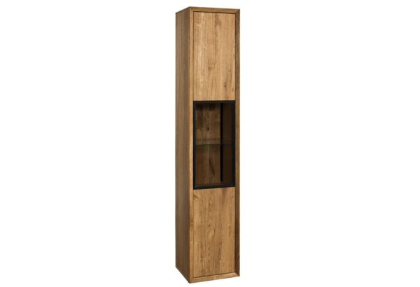 Witryna stojąca z przeszklonym frontem, styl nowoczesny