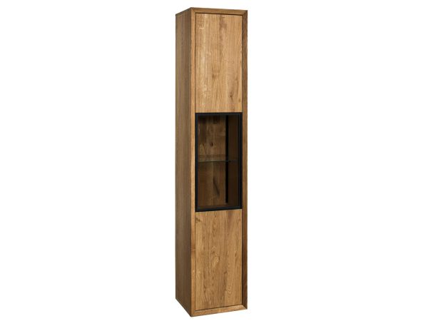 Witryna stojąca z przeszklonym frontem, styl nowoczesny