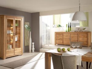 miniaturka Duża Dębowa Komoda 220 cm Sztokholm