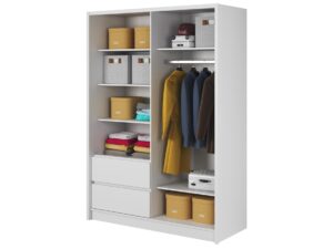 miniaturka Przesuwna szafa z lustrem i szufladami CERES 150cm