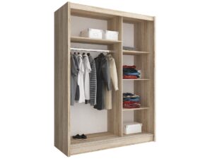 miniaturka Nowoczesna Dwudrzwiowa Szafa 150cm z Lustrem PROZERPIA