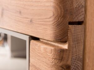 miniaturka Niska Drewniana Komoda pod Telewizor Praga