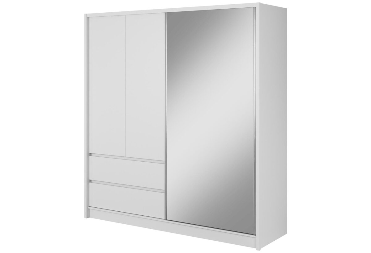 Dwudrzwiowa Szafa z Lustrem 200 cm CERES