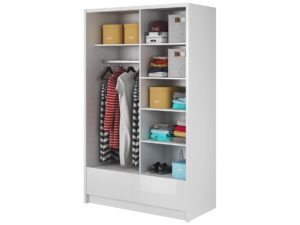 miniaturka Przesuwna szafa z lustrzanymi frontami ESKULAP II 150 cm