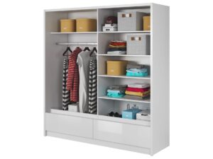 miniaturka Szafa przesuwna z lustrzanymi frontami ESKULAP II 200cm