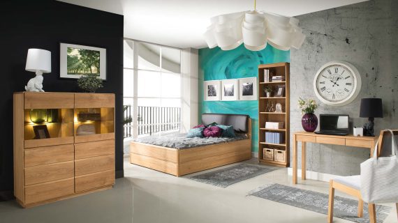 miniaturka Drewniany Regał na Książki Tacoma