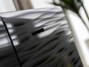 miniaturka Czarna Komoda z LED 150 cm Ruby 4